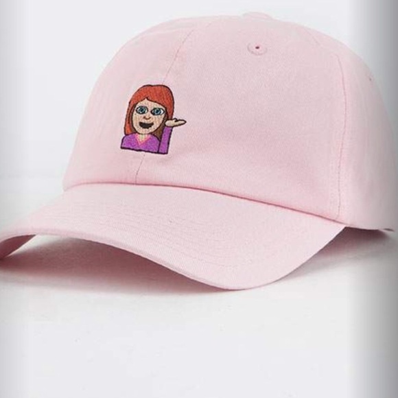 Pink Dad Emoji Hat - Picture 4 of 5